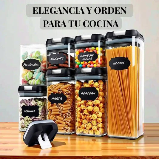 Set de organizadores hermeticos x7 SmartKitchen®