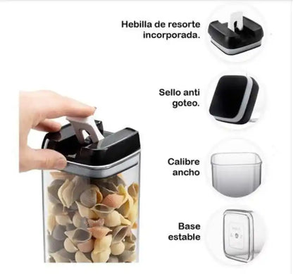 Set de organizadores hermeticos x7 SmartKitchen®